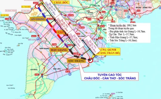 Sớm hoàn thành Cao tốc Châu Đốc - Cần Thơ - Sóc Trăng