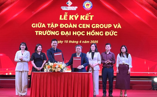 Hiệp hội Doanh nghiệp TP Thanh Hoá hợp tác với Trường Đại học Hồng Đức và Cen Group