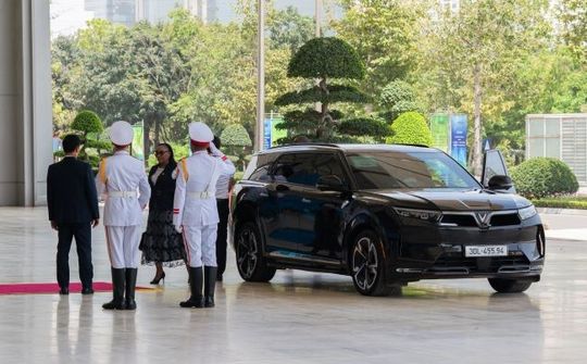 Dàn xe VinFast gây ấn tượng với đại biểu quốc tế tại Hội nghị Thượng đỉnh P4G