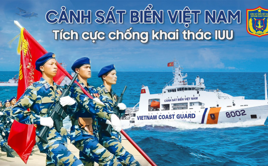 Cảnh sát biển Việt Nam tích cực chống khai thác IUU