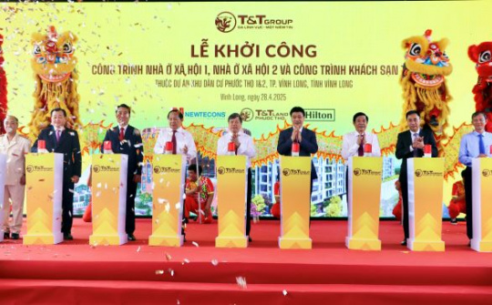 T&T Group khởi công xây dựng 2 công trình nhà ở xã hội tại Vĩnh Long