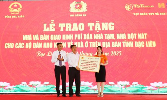 T&T Group và Ngân hàng SHB xây 700 căn nhà cho người nghèo Bạc Liêu