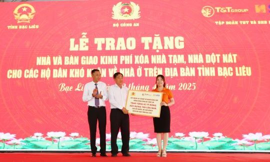 T&T Group và Ngân hàng SHB xây 700 căn nhà cho người nghèo Bạc Liêu