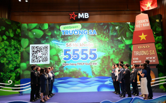 MB phát động chương trình trồng 1 triệu cây xanh cho Trường Sa
