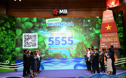 MB phát động chương trình trồng 1 triệu cây xanh cho Trường Sa