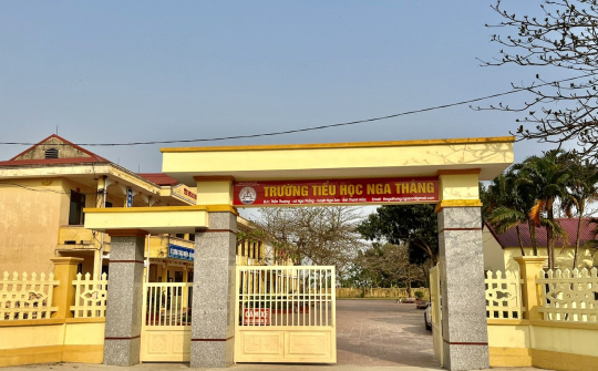 Trường tiểu học Nga Thắng: Diện mạo mới kiến tạo tương lai