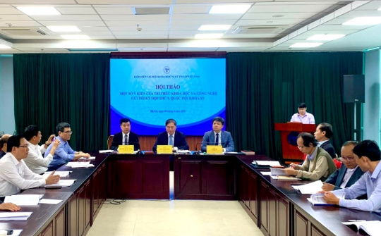 Nhiều ý kiến tâm huyết của các nhà khoa học gửi tới kỳ họp thứ 9 Quốc hội khóa XV