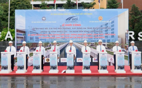 TPHCM: Khởi công dự án cải tạo rạch Xuyên Tâm sau 20 năm chờ đợi