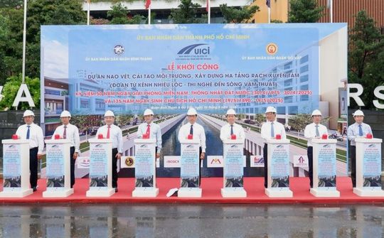 TPHCM: Khởi công dự án cải tạo rạch Xuyên Tâm sau 20 năm chờ đợi