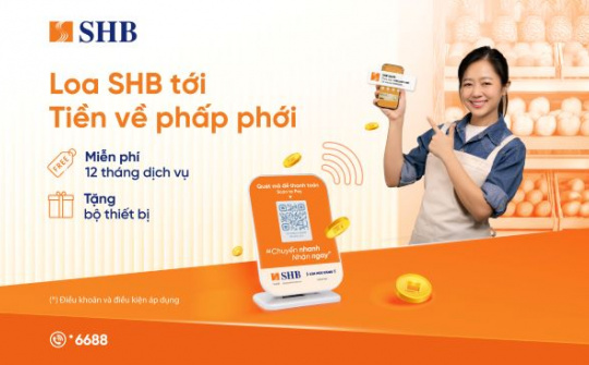 'Loa thanh toán' – Giải pháp mới từ SHB bảo vệ khách hàng