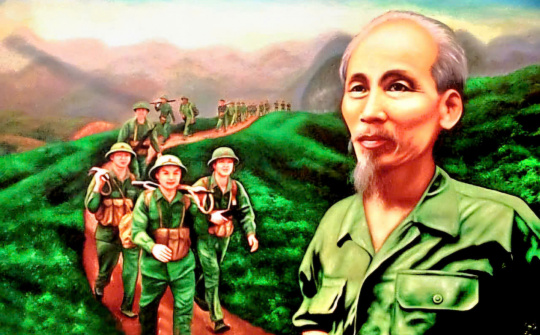 Bác vẫn cùng chúng cháu hành quân
