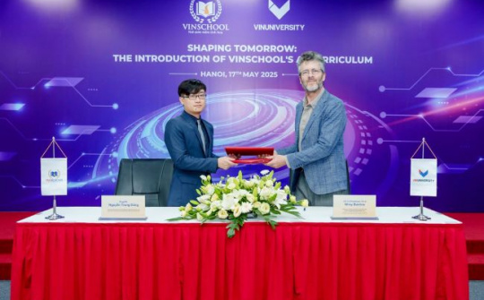 Vinschool triển khai Chương trình giáo dục Trí tuệ Nhân tạo toàn diện từ mầm non đến lớp 12