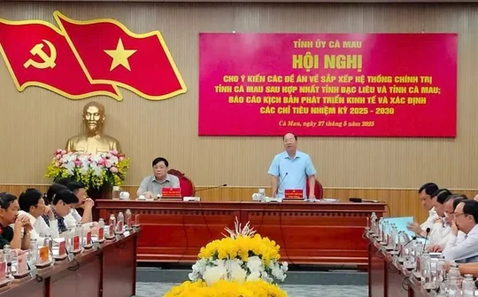 Bạc Liêu và Cà Mau phấn đấu tăng trưởng 10-10,5%/năm sau hợp nhất