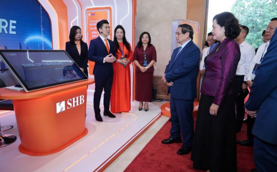 Giải pháp thanh toán tích hợp của SHB được giới thiệu trước Thủ tướng Phạm Minh Chính