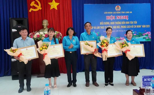 Long An: Khen thưởng 34 tập thể, cá nhân tiêu biểu trong phong trào học tập và làm theo lời Bác