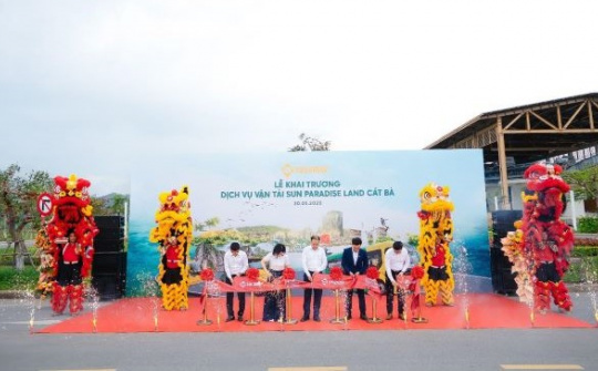 Sun Group chính thức khai trương dịch vụ vận tải Sun Paradise Land Cát Bà