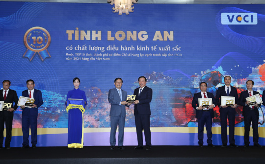 Long An vào top 3 tỉnh thành có năng lực cạnh tranh cao nhất