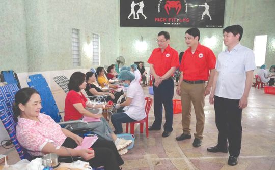 Hội Chữ thập đỏ tỉnh Ninh Bình: Lan tỏa tình người từ những giọt máu hồng đến ánh sáng sự sống