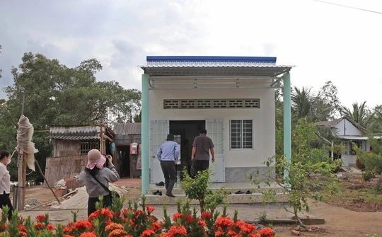 Cà Mau vượt tiến độ gần 5 tháng Đề án xoá nhà tạm, nhà dột nát