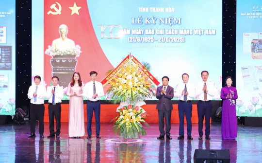 Thanh Hóa long trọng tổ chức Lễ kỷ niệm 100 năm Ngày Báo chí Cách mạng Việt Nam