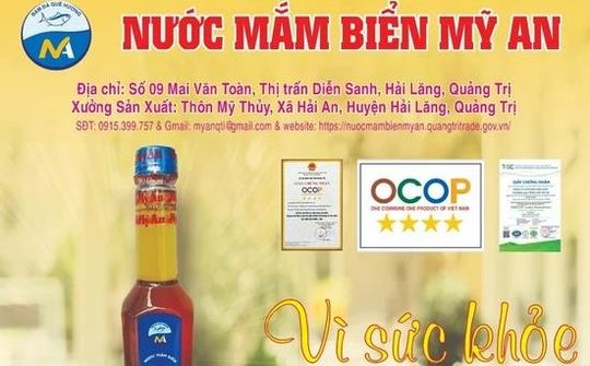 Nước mắm Mỹ An – Sản phẩm OCOP 4 sao tiêu biểu