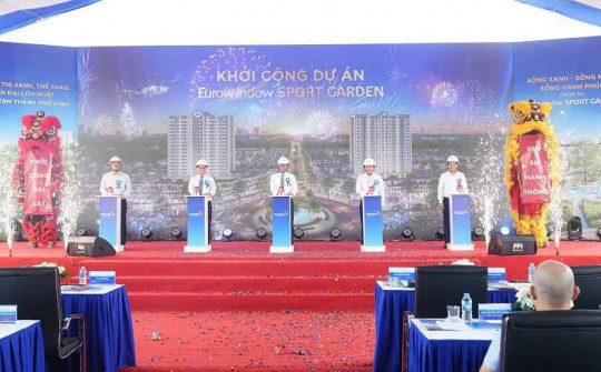 Khởi công Dự án Eurowindow Sport Garden – khu đô thị xanh hiện đại tại TP Vinh