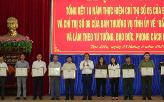 Bạc Liêu: Tổng kết 10 năm triển khai học tập và làm theo Bác