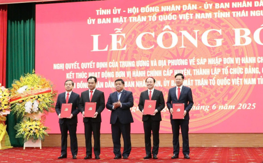 Thái Nguyên: Khởi đầu mới cho bộ máy chính quyền tinh gọn