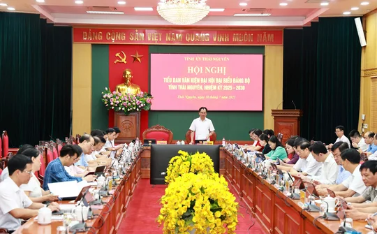 Văn kiện Đại hội Đảng bộ tỉnh Thái Nguyên: Nền tảng vững chắc cho giai đoạn phát triển đột phá