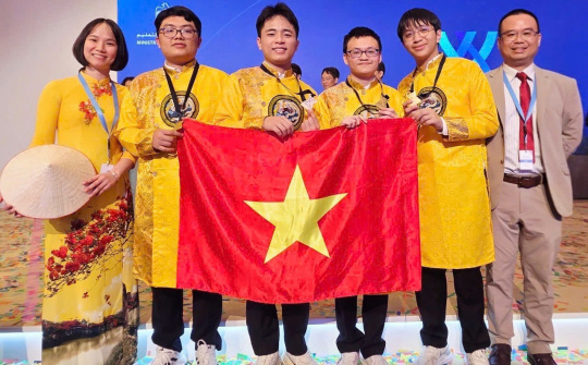 Đội tuyển Việt Nam lần đầu giành 4 Huy chương Vàng tại Olympic Hóa học Quốc tế