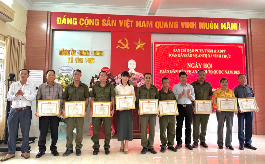Ngày hội toàn dân bảo vệ an ninh Tổ quốc: Lan tỏa tinh thần yêu nước và trách nhiệm công dân ở Vĩnh Thực, Quảng Ninh