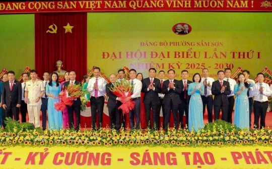 Thanh Hóa: Đảng bộ các xã, phường tổ chức thành công Đại hội lần thứ I, nhiệm kỳ 2025-2030