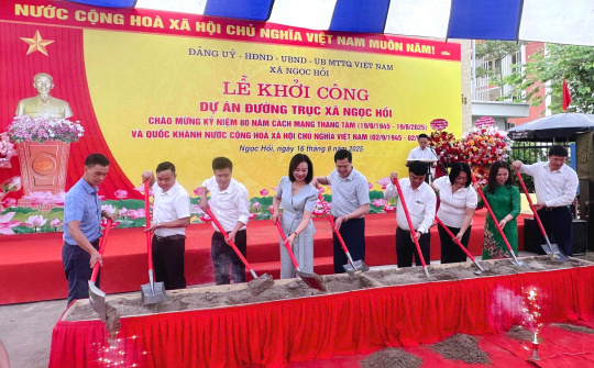 Ngọc Hồi: Những công trình ý nghĩa chào mừng 80 năm Cách mạng Tháng Tám và Quốc khánh 2/9