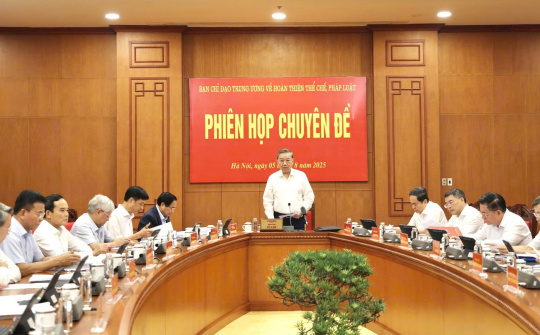 Chỉ đạo của Tổng Bí thư Tô Lâm về hoàn thiện thể chế, pháp luật
