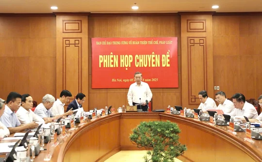 Chỉ đạo của Tổng Bí thư Tô Lâm về hoàn thiện thể chế, pháp luật