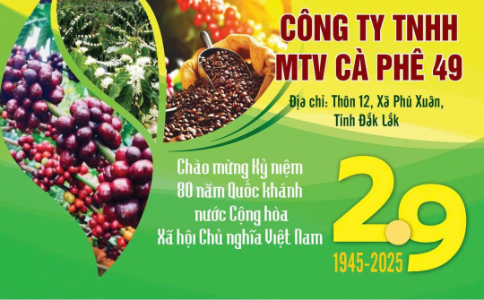 Công ty Cà phê 49: Nâng cao chất lượng phong trào thi đua yêu nước, hướng tới giai đoạn phát triển mới