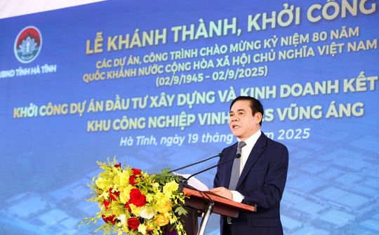 Hà Tĩnh khởi công 3 dự án chào mừng 80 năm Quốc khánh