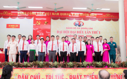 Đoàn kết – Dân chủ – Trí tuệ – Phát triển bền vững: Xã Nghĩa Lâm vững bước trong kỷ nguyên mới