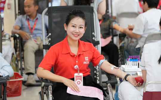 Cán bộ nhân viên ROX Group chung tay hiến máu, lan tỏa giá trị sống đẹp