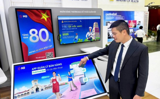 MB tại Triển lãm Thành tựu đất nước A80: Khi khát vọng số hóa Doanh nghiệp gắn với mục tiêu quốc gia vươn mình