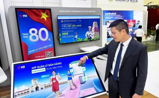 MB tại Triển lãm Thành tựu đất nước A80: Khi khát vọng số hóa Doanh nghiệp gắn với mục tiêu quốc gia vươn mình