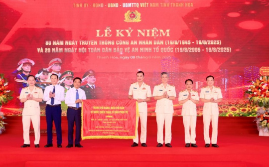 Thanh Hóa kỷ niệm 80 năm Ngày truyền thống CAND và 20 năm Ngày hội Toàn dân bảo vệ an ninh Tổ quốc