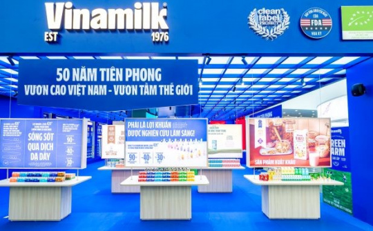 Không gian trải nghiệm của Vinamilk hút khách tại Triển lãm thành tựu đất nước 80 năm