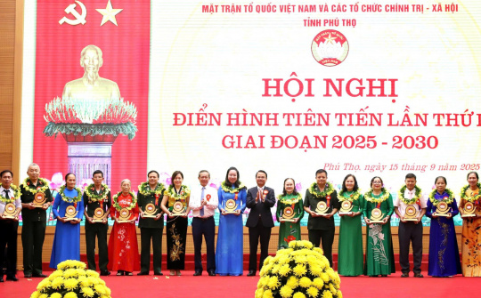 Phú Thọ tôn vinh 298 điển hình tiên tiến, khơi dậy tinh thần thi đua yêu nước giai đoạn mới