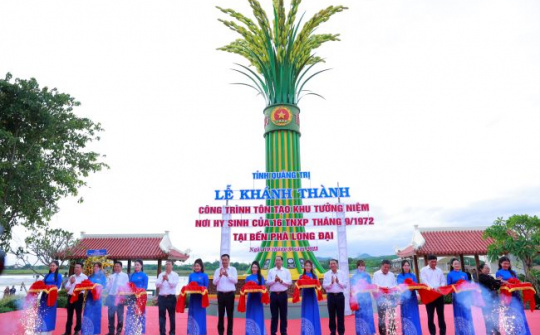 Khánh thành Khu tưởng niệm tại bến phà Long Đại