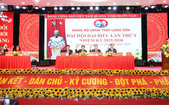 ĐHĐB Đảng bộ UBND tỉnh Lạng Sơn: Hướng tới tương lai với quyết tâm và đổi mới