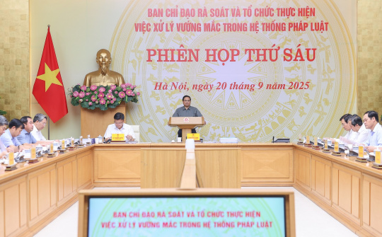 Năm 2025 phải cơ bản tháo gỡ hết những rào cản, khó khăn, vướng mắc về thể chế