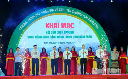 Hội chợ Công thương vùng Đồng bằng sông Hồng – Ninh Bình 2025: Cơ hội kết nối – Hợp tác – Phát triển bền vững