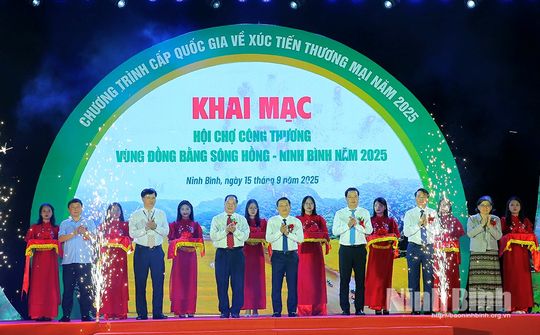 Hội chợ Công thương vùng Đồng bằng sông Hồng – Ninh Bình 2025: Cơ hội kết nối – Hợp tác – Phát triển bền vững
