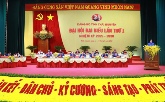 Thái Nguyên hoàn tất phiên trù bị, sẵn sàng cho Đại hội Đảng bộ tỉnh lần thứ I, nhiệm kỳ 2025–2030